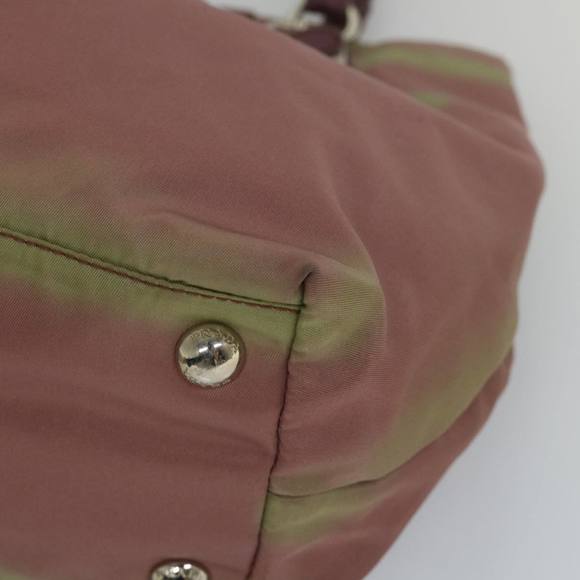 PRADA Hand Bag Nylon Pink Auth am5092 - Picture 9 of 16